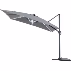 Parasol déporté avec LED "Sun 4 Luxe" 3 x 4 m Profitez de vos soirées d'été avec le parasol SUN 4 LUXE. Avec son éclairage LE ...