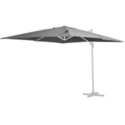 Habitat Et Jardin Toile Parasol Déporté "sun 3" - 3 X 3 M - Gris