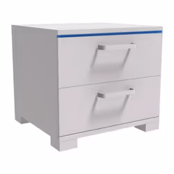 Habitat Et Jardin Chevet Led "karina" - 41 X 38 X 39 Cm - Blanc