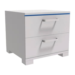 Habitat Et Jardin Chevet Led "karina" - 41 X 38 X 39 Cm - Blanc
