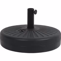 Description générale Cette dalle noire circulaire pour parasol de jardin est conçue pour offrir une stabilité optimale à votr ...