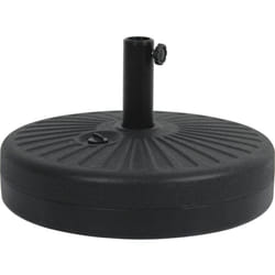 Habitat Et Jardin - Dalle circulaire à lester pour parasol de jardin - Noir