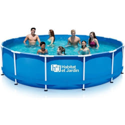 Habitat Et Jardin Piscine Tubulaire - ø 4,57 X 1,22 M - Sans Filtration