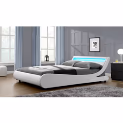 Description générale Le lit 'Natacha' est un meuble design et élégant qui saura s'intégrer parfaitement dans votre intérieur. ...