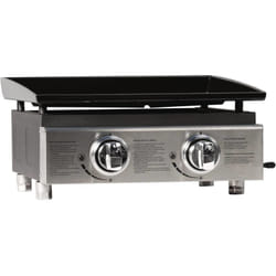Habitat Et Jardin - Plancha 'Presto 2' - 2 Brûleurs - 5 kW - Gris