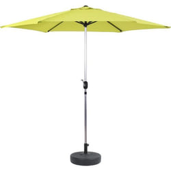 Habitat Et Jardin Parasol Jardin Droit Alu "sol" - Rond - ø 3m - Vert - Avec Pied à Lester