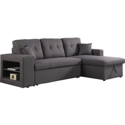 Canapé d'angle convertible/réversible 'Axel' - 3 places - Gris
