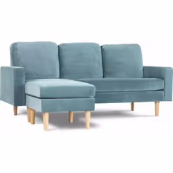 Description générale Succombez à la tendance scandinave avec le canapé d'angle à méridienne réversible 'Gabby'. Ce canapé 3 p ...
