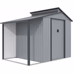 Description générale Transformez votre jardin en un oasis de détente et de fonctionnalité avec notre abri de jardin en métal  ...