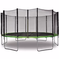 Habitat Et Jardin Trampoline " Yoopi " - ø 4.90 M - Vert