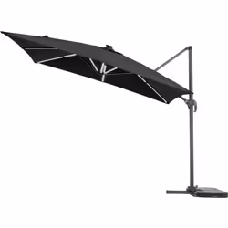 Parasol déporté avec LED "Sun 4 Luxe" - 3 x 4 m Profitez de vos soirées d'été avec le parasol SUN 4 LUXE. Avec son éclairage  ...