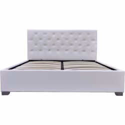 Description générale Le lit double avec coffre 'TINO' offre un design moderne et sobre, parfait pour une chambre épurée et cl ...