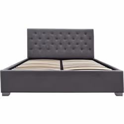 Description générale Le lit double avec coffre 'TINO' combine un design moderne et épuré, idéal pour une chambre classique. I ...
