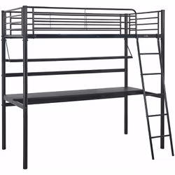 Description générale Ce lit mezzanine 'Alona' offre un couchage surélevé idéal pour une chambre d'enfant. Sa conception perme ...