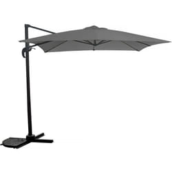 Habitat Et Jardin - Parasol jardin déporté - 2.5 x 2.5 m - Gris