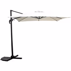Parasol jardin déporté "Soleil" PARASOL DÉPORTÉ GRANDE TAILLE : parasol déporté octogonal grande taille diamètre 3 m et haute ...
