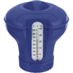 Diffuseur de chlore flottant avec thermomètre intégré