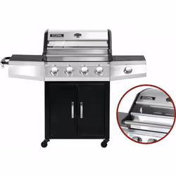 Barbecue gaz "Bingo 5" Un barbecue en acier inoxydable Le Barbecue gaz Bingo 5 est majoritairement conçu en inox . Une telle  ...