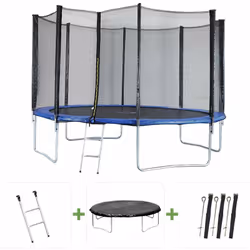 Trampoline "Joycy" - Ø 4,27 m > Un trampoline ludique Organisez un espace de jeu de plein air pour vos enfants avec les tramp ...
