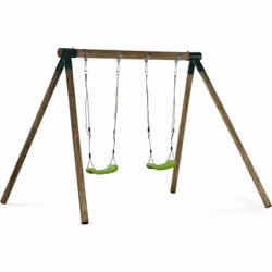Portique bois "Eden" : Ce portique en bois "Eden" sera parfait pour des longues parties de jeux en extérieur . Ce jeu de jard ...