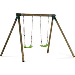 Portique bois 'Eden' - Avec 2 balançoires.