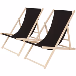 Lot de 2 transats en bois "Chilienne" Nous vous proposons ce lot de 2 transats en bois Chilienne. Que vous soyez dans un jard ...