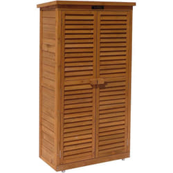 Armoire de jardin 'Space' - 87 x 46.5 x 160 cm - Marron