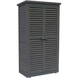 Armoire de jardin 'Space' - 87 x 46.5 x 160 cm - Anthracite