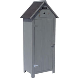 Armoire de jardin 'Cabanon' - 77 x 54.5 x 179 cm - Anthracite