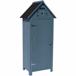 Armoire de jardin "Cabanon" Un rangement pratique Une armoire de jardin idéale pour ranger votre matériel de jardinage. Compo ...