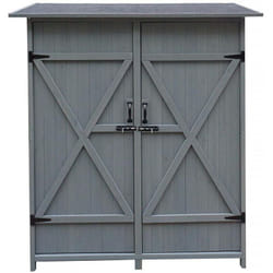 Armoire de jardin 'Espacio' - 140 x 49 x 162 cm - Anthracite