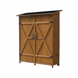 Habitat Et Jardin Armoire De Jardin "espacio" - 140 X 49 X 162 Cm - Marron