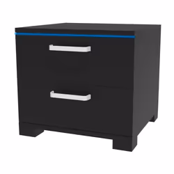 Habitat Et Jardin Chevet Led "karina" - 41 X 38 X 41.5 Cm - Noir
