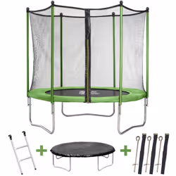 De vrais sauts de bonheur > Un trampoline ludique Organisez un espace de jeu de plein air pour vos enfants avec les trampolin ...