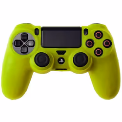 Protection Silicone - Jaune - Manette PS4 - Accessoire Mixte - Protection Durable - Confort Optimal