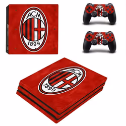 Skin PS4 PRO - ACM - Rouge - Personnalisation unique - Protection console et manettes