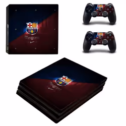 Skin PS4 PRO - FCB - Personnalisation - Protection - Design unique - Noir