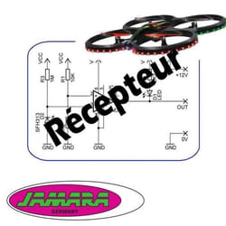 Récepteur Carte électronique Platine pour drone Jamara Flyscout