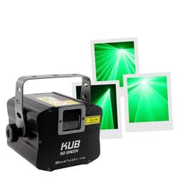 Laser Vert BoomTone DJ KUB 50 Green