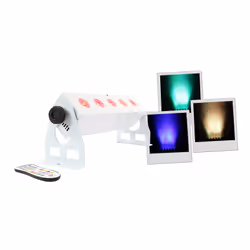 BoomTone DJ Super Babybar, Projecteur laser discothèque, Blanc, LED, 5 lampe(s), 8 W, Multicolore