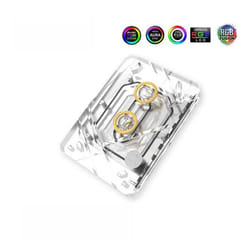Waterblock pour processeur - AMD - Dissipateur Processeur - Lumineux - Transparent - Socket AM4/AM5