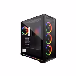 MRED - Boîtier PC Gamer ATX - RGB Black Destroyer Alpha-G