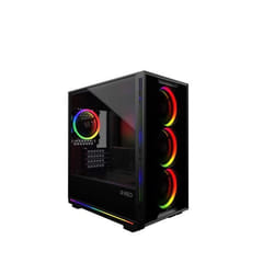 MRED - Boîtier PC Gamer M-ATX - Noir RGB Mini Destroyer