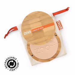 Zao Essence of Nature Poudre compacte 302 Beige rosé 9 g