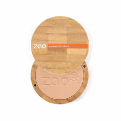 Zao Essence of Nature Poudre compacte 303 Beige abricot 9 g, Tous types de peau, Beige abricot, Beige, Pot, Poudre compacte,  ...