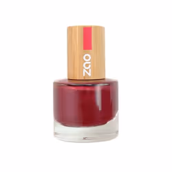 Zao Essence of Nature Vernis à ongles - Les nacrés/irisés 674 Pomme d'amour 8 ml, 8 ml, Rouge, Pomme d'amour, Coloration, Per ...
