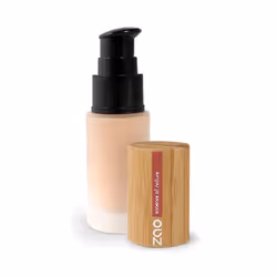 Zao Essence of Nature Soie de teint 701 Ivoire 30 ml, Flacon pompe, Liquide, Tous types de peau, Hydratant, Nourrissant, Régé ...