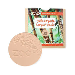 Zao Essence of Nature Poudre compacte recharge 302 Beige rosé 9g