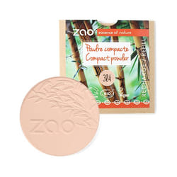 Zao Essence of Nature Poudre compacte recharge 304 Cappuccino 9g