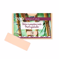 Zao Essence of Nature Ombre à paupières mate rectangle recharge 210 Rose Pêche 1.3 g, Poudre, Lissage, Beige, Rose Pêche, 1 c ...